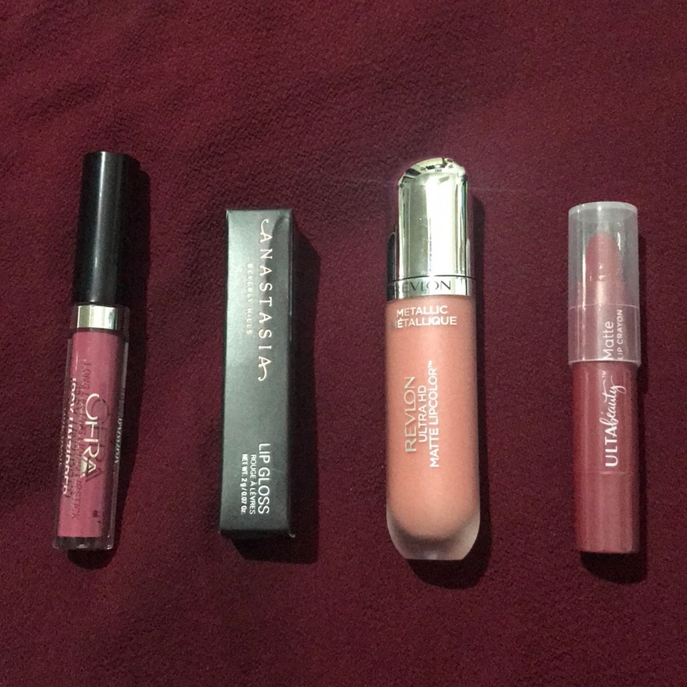4 pc liquid lip set